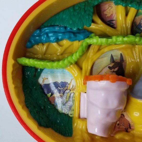 1996 Disney's The Lion King Bluebird Compact Playset With 2 Figures Vintage - Picture 4 of 10